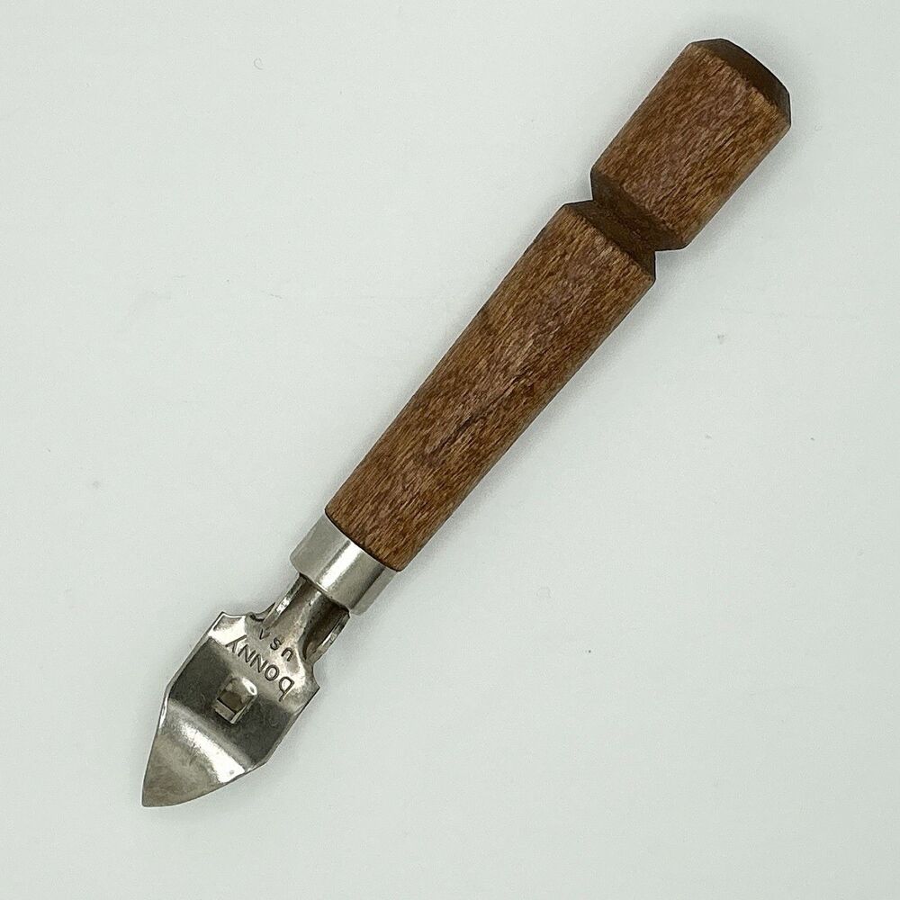 Bonny USA Bottle Can Opener Popper Wood Handle Kitchen Utensil Vintage 6” | RB1